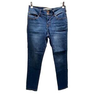 !iT Jeans Women's 10 Dark Blue Tiffany Skinny Ankle Stretch Denim Jean Pants GUC